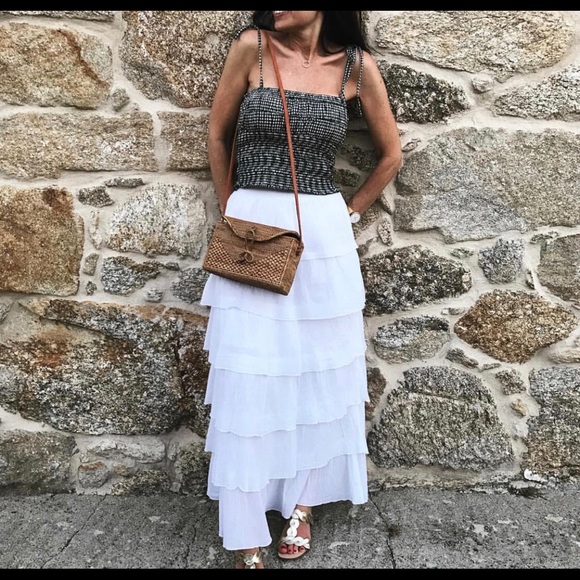 Rectangle handmade basket bag made in Bali - Picture 2 of 5